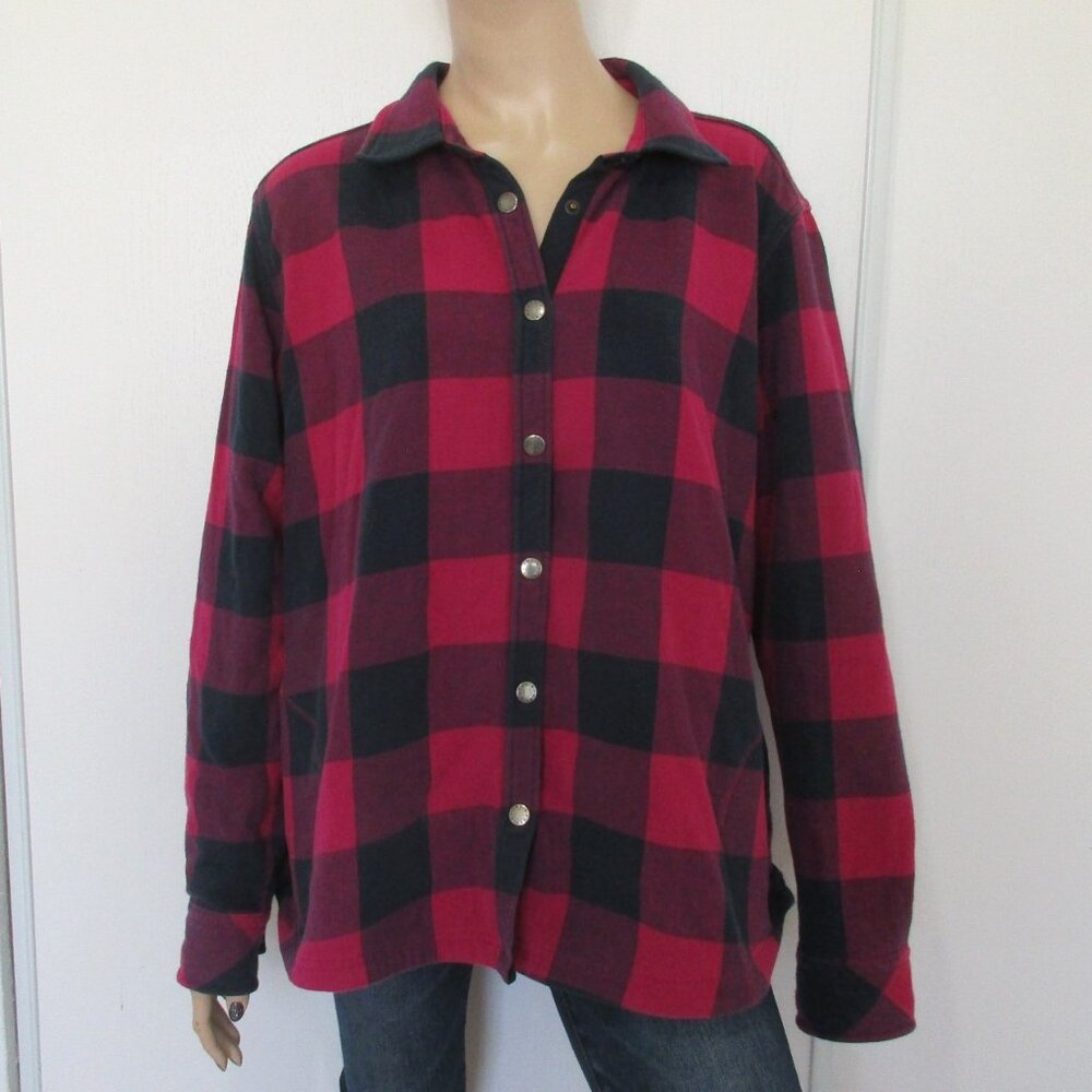ORVIS Shacket Size XXL Flannel Button-Down Shirt